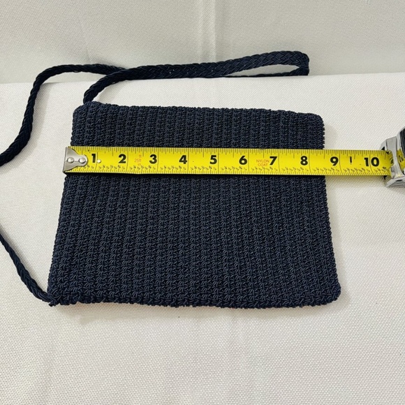 Carlos D'Santi Patriotic Woven Crossbody Red, White & Blue Bag July 4th America - Picture 4 of 9